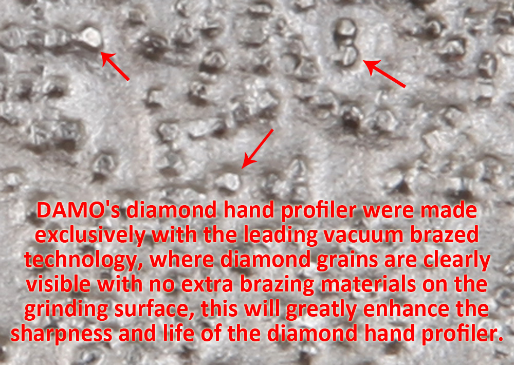 Diamond Profile Wheel Hand Bits 5/8"-11hand profiler Router Bit for Granite TOP 